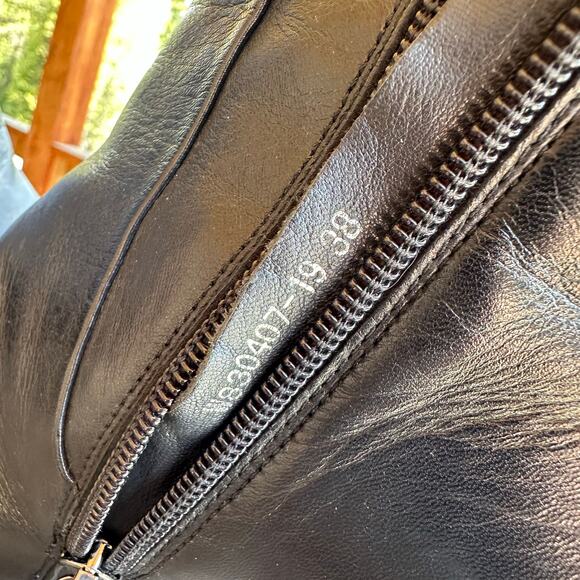 Spring Step RAVEL Black Leather Wedge Ankle Boots SZ 38 SOFT Lined Comfort Shoe - Picture 10 of 12